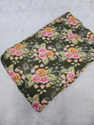 SOFT SHIMMER POSITION PRINT WITH GLITTER SEQUINS EMBROIDERED WORK