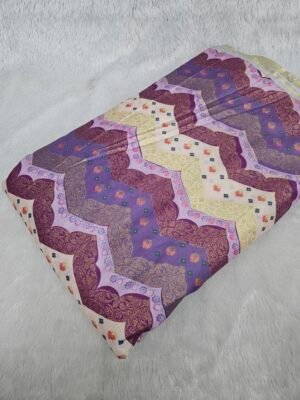 SOFT SHIMMER POSITION PRINT WITH HEAVY JAQUARD DESIGN