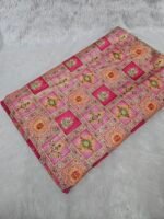 SOFT SHIMMER POSITION PRINT WITH HEAVY JAQUARD DESIGN