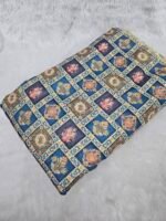 SOFT SHIMMER POSITION PRINT WITH HEAVY JAQUARD DESIGN