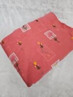 FLORAL THREADWORK WITH SEQUINS ON MUL CHANDERI FABRIC