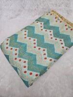 SOFT SHIMMER POSITION PRINT WITH HEAVY JAQUARD DESIGN