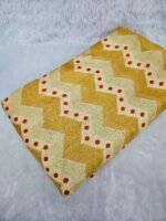 SOFT SHIMMER POSITION PRINT WITH HEAVY JAQUARD DESIGN