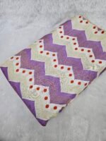 SOFT SHIMMER POSITION PRINT WITH HEAVY JAQUARD DESIGN