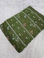 FLORAL THREADWORK WITH SEQUINS ON MUL CHANDERI FABRIC