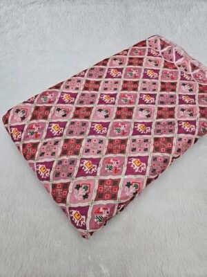 SOFT D NATURAL CREPE BANDHANI POSITION PRINT 44"