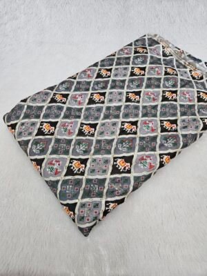 SOFT D NATURAL CREPE BANDHANI POSITION PRINT 44"