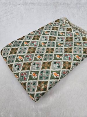 SOFT D NATURAL CREPE BANDHANI POSITION PRINT 44"