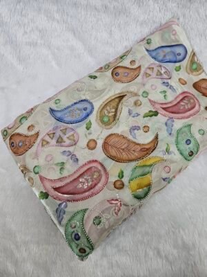 Carry Beads Position Print On Jimmy Choo Fabric