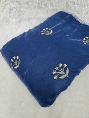 Micro 9000 Velvet Cut Dana Beads Handwork Embroidered 44"