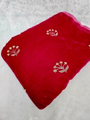 Micro 9000 Velvet Cut Dana Beads Handwork Embroidered 44"