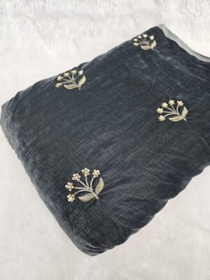 Micro 9000 Velvet Cut Dana Beads Handwork Embroidered 44"