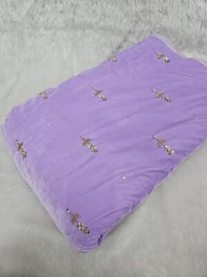 Micro 9000 Velvet Cut Dana Beads Handwork Embroidered 44″