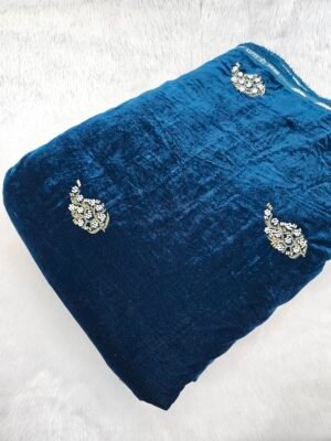 Micro 9000 Velvet Cut Dana Beads Handwork Embroidered 44"