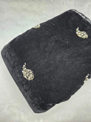 Micro 9000 Velvet Cut Dana Beads Handwork Embroidered 44"