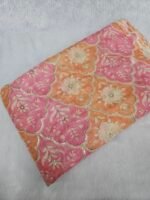 Soft Tebby Organza Position Print With Sequins Work