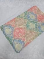 Soft Tebby Organza Position Print With Sequins Work