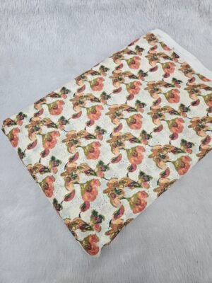 Digital Print On Cotton Hakoba Fabric