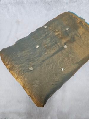 Fendy Space Silk Original Handwork Beads Butti