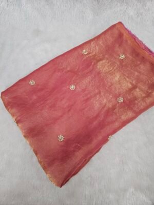 Fendy Space Silk Original Handwork Beads Butti