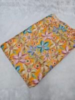 Soft Chinon Floral Multi Colour Position Print