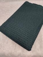 Dark Green Plain Hakoba Fabric