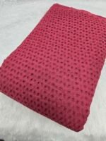Light Maroon Plain Hakoba Fabric