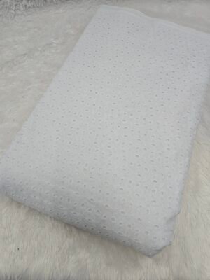 White Plain Hakoba Fabric