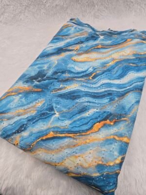 Digital Print On Hakoba Fabric