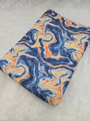 Digital Print On Hakoba Fabric