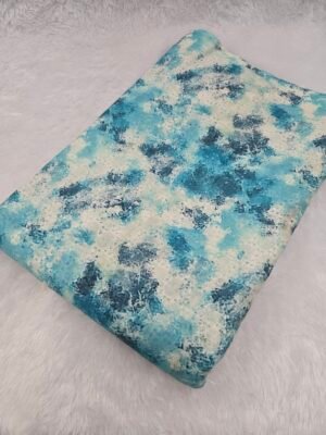 Tye Dye Digital Print On Hakoba Fabric