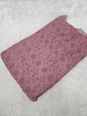 Light Onion Floral Plain Hakoba Fabric