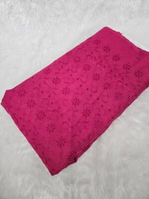 Pink Floral Plain Hakoba Fabri