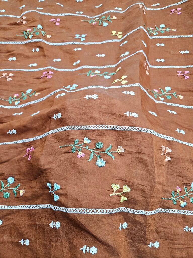Mul Chanderi Embroidery