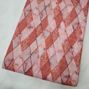 Abstract Digital Print On Hakoba Fabric