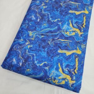 Abstract Digital Print On Hakoba Fabric