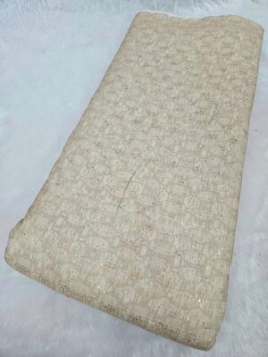 CROCHET WORK WITH DIGITAL PRINT ON RAYON FABRIC