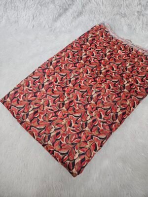 Digital Print On Mul Chanderi Fabric