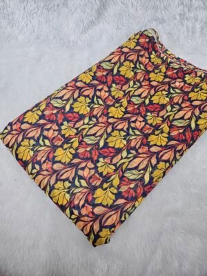 Digital Print On Mul Chanderi Fabric