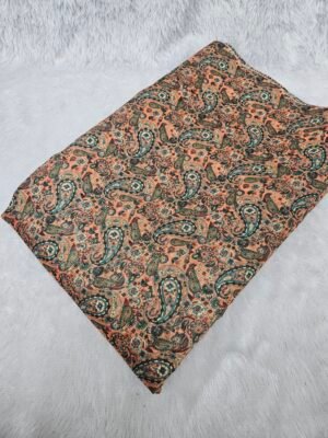 Carry Digital Print On Mul Chanderi Fabric