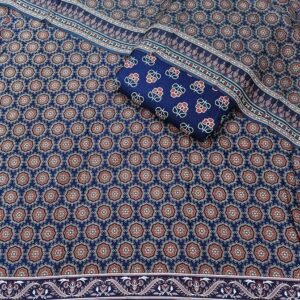 Digital Print 3PC On Cambric Cotton Fabric