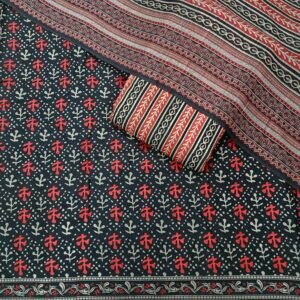Digital Print 3PC On Cambric Cotton Fabric
